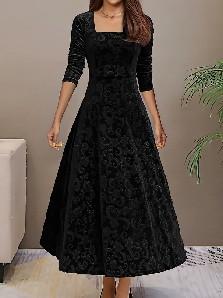 Eleanor | Women Winter Long Sleeve Maxi Dress