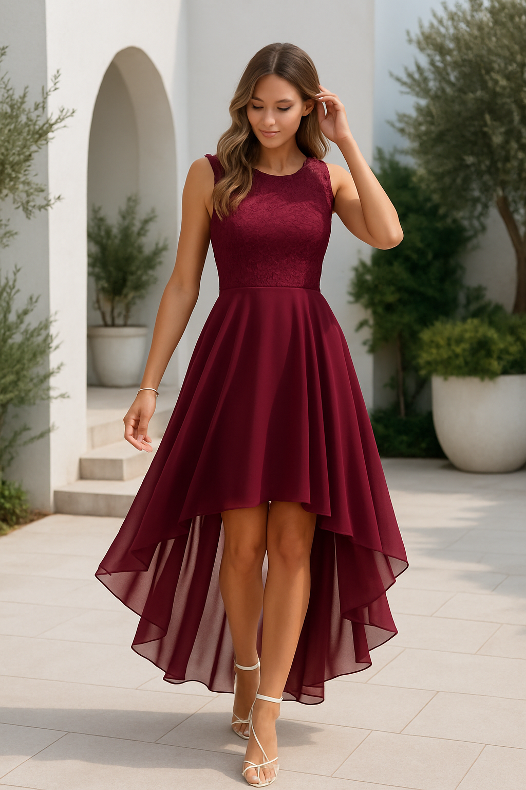 Gabriella | Women Wedding Guest High Low Dress