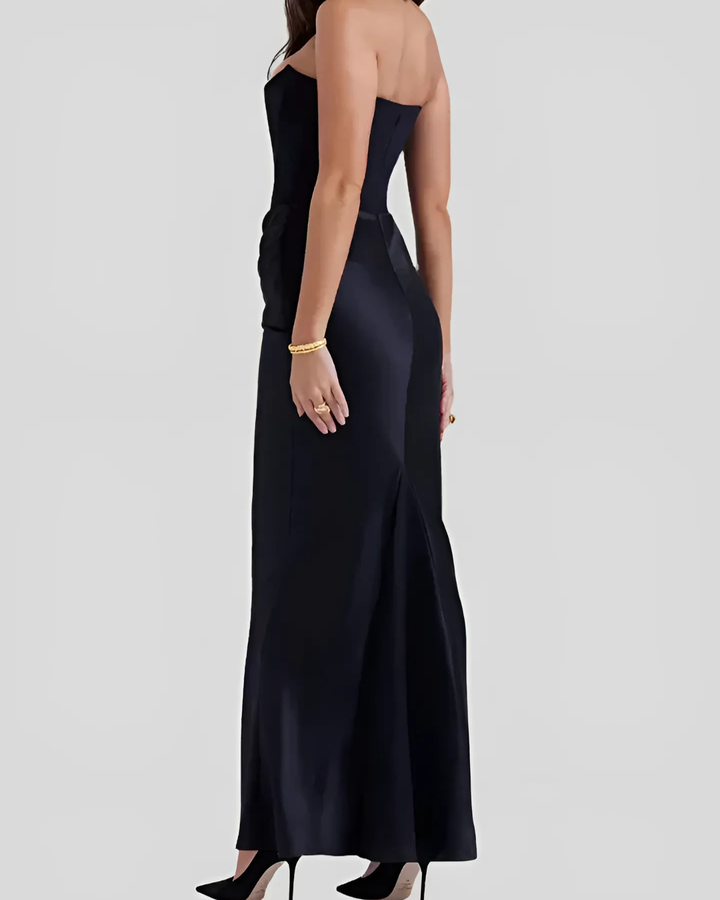Kylie | Women Wedding Guest Draped Maxi Dress