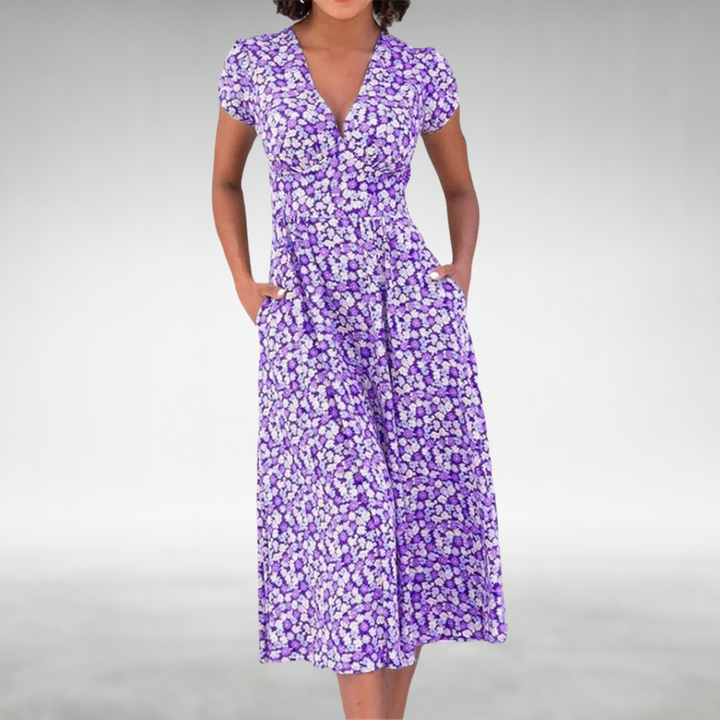 Brooklyn | Women Summer Floral Versatile Midi Dress