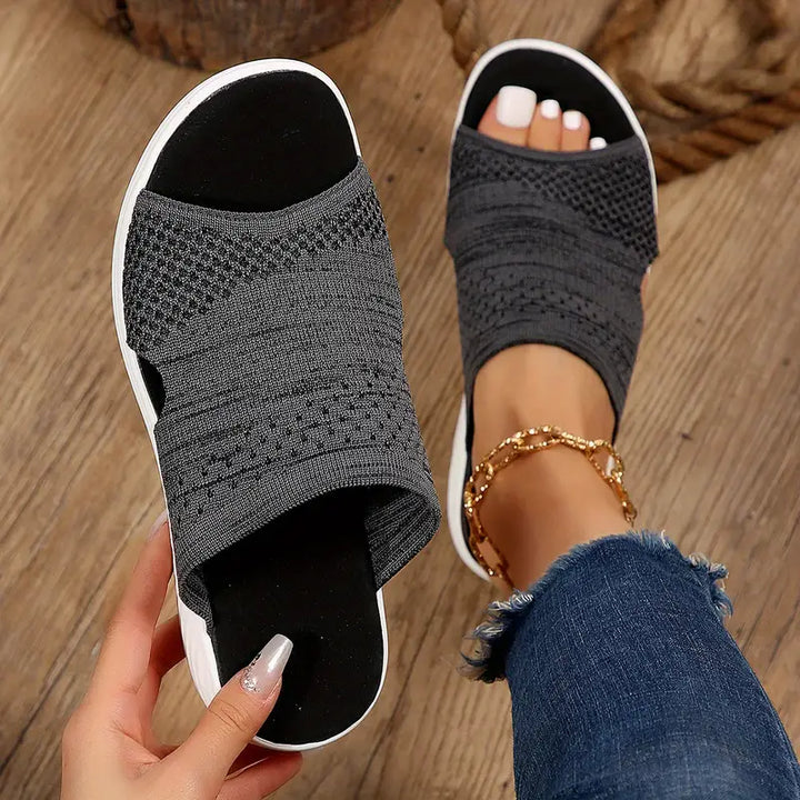 Marie | Womens Orthopedic Slip On Slide Sandals