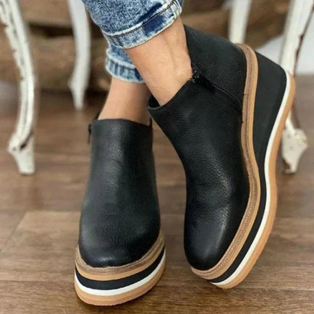 Ella | Women’s Orthopedic Platform Ankle Boots