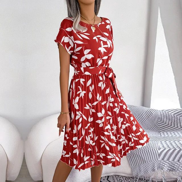 Alyssa | Women Summer Floral Midi Dress