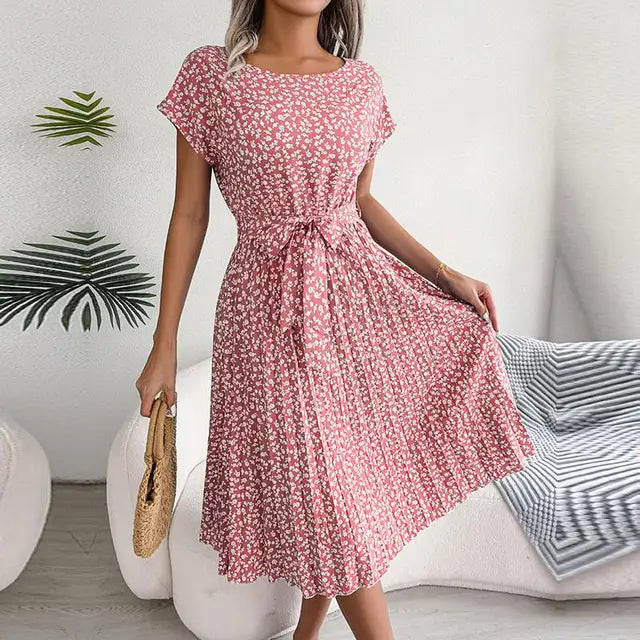 Alyssa | Women Summer Floral Midi Dress