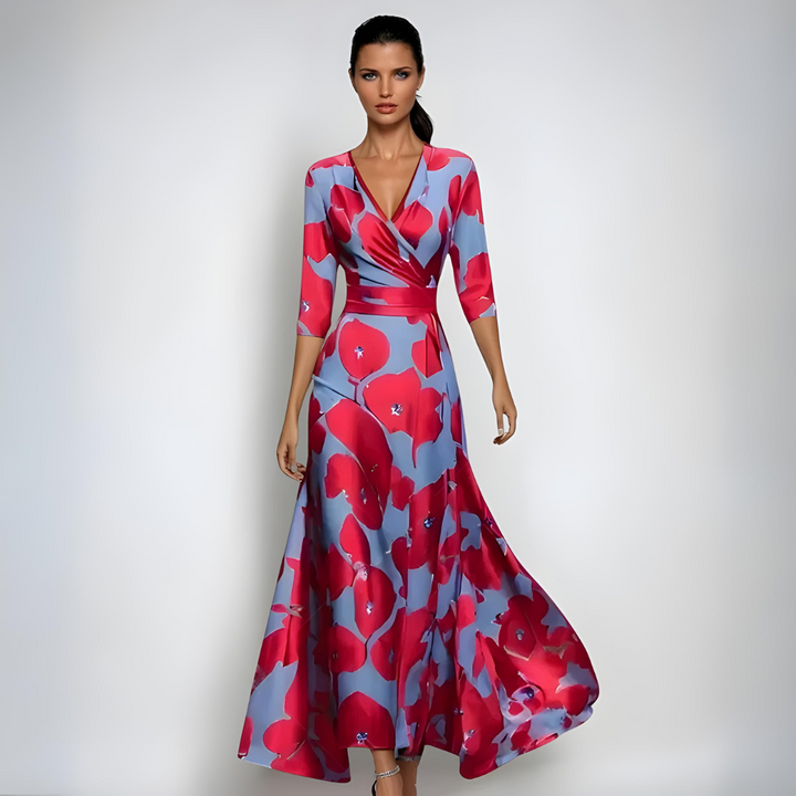 Brooklyn | Women Summer Floral Wrap Maxi Dress