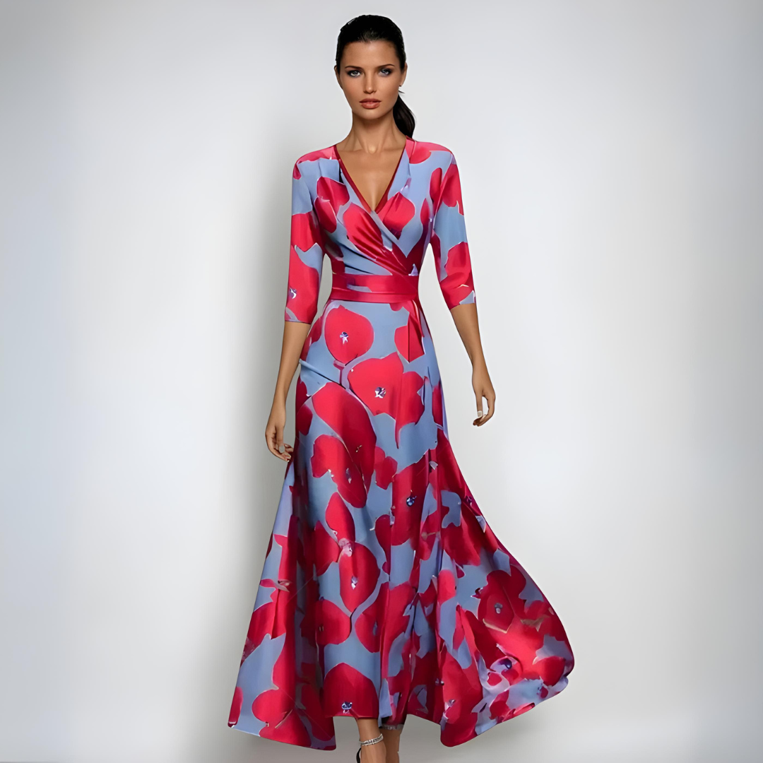 Brooklyn | Women Summer Floral Wrap Maxi Dress