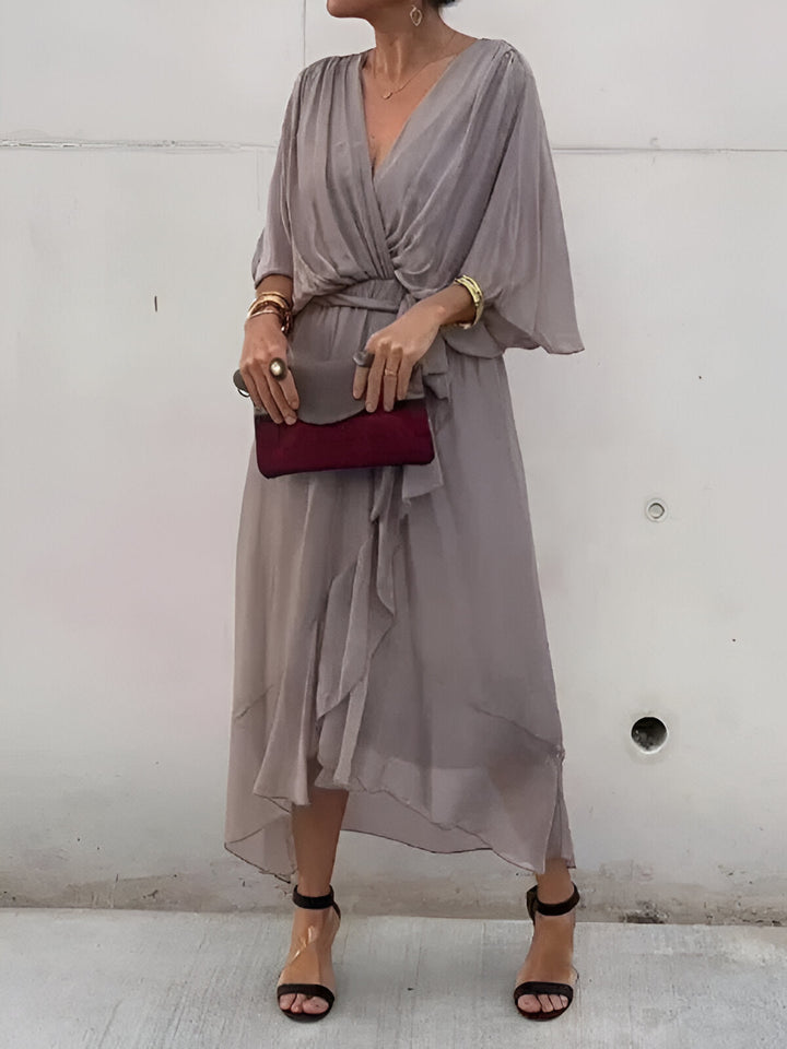 Erica | Women Summer Wrap Style Maxi Dress