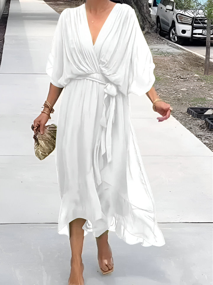 Erica | Women Summer Wrap Style Maxi Dress