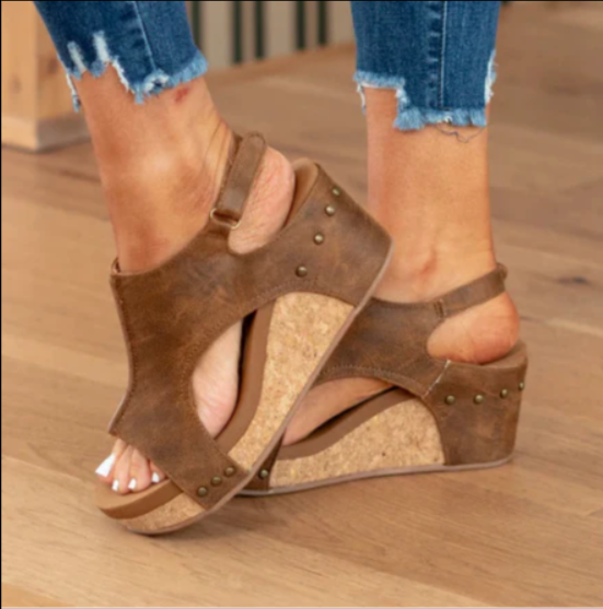 Alice | Women’s Summer Cutout Platform Wedge Sandals