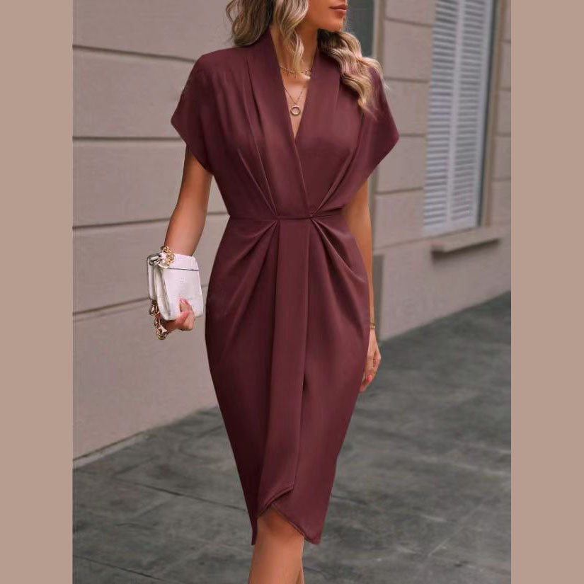 Danielle | Women Summer V Neck Midi Dress