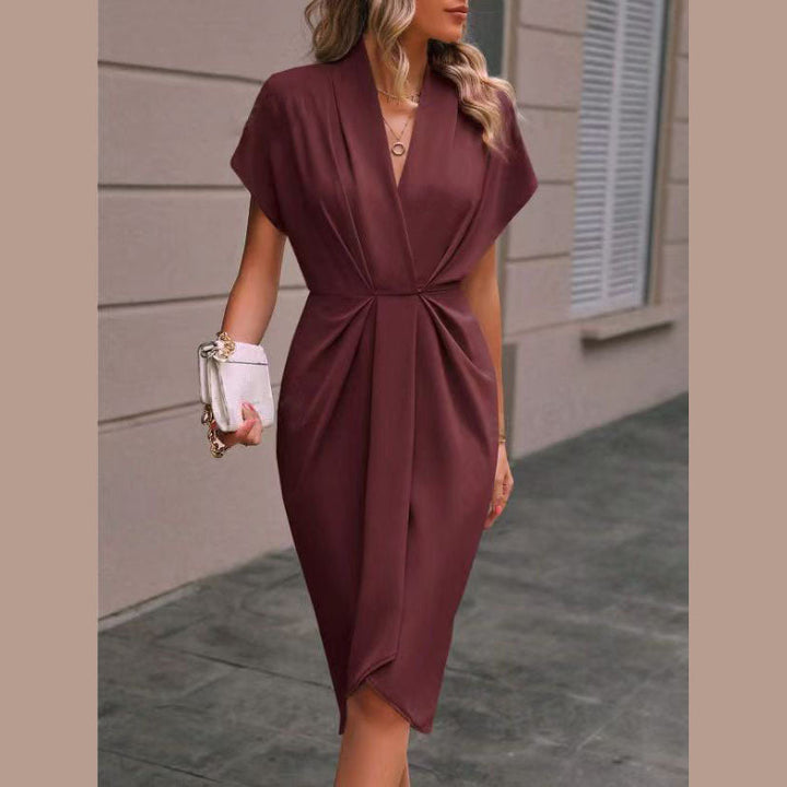 Danielle | Women Summer V Neck Midi Dress