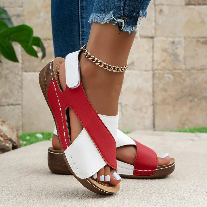 Martina | Womens Orthopedic Cross Strap Sandals