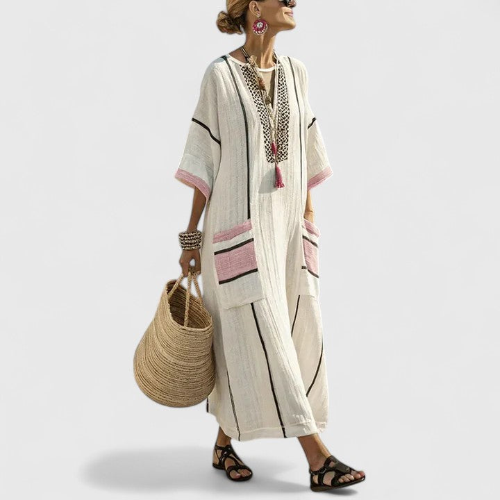 Fiona | Womens Boho Pocket Maxi Dress