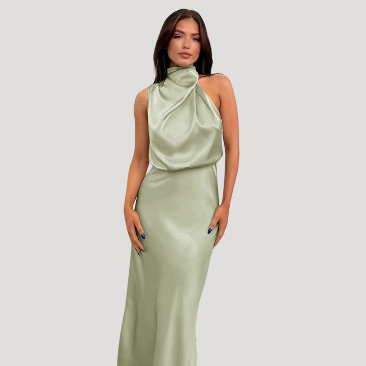 Amelia | Women Wedding Guest High Neck Dress