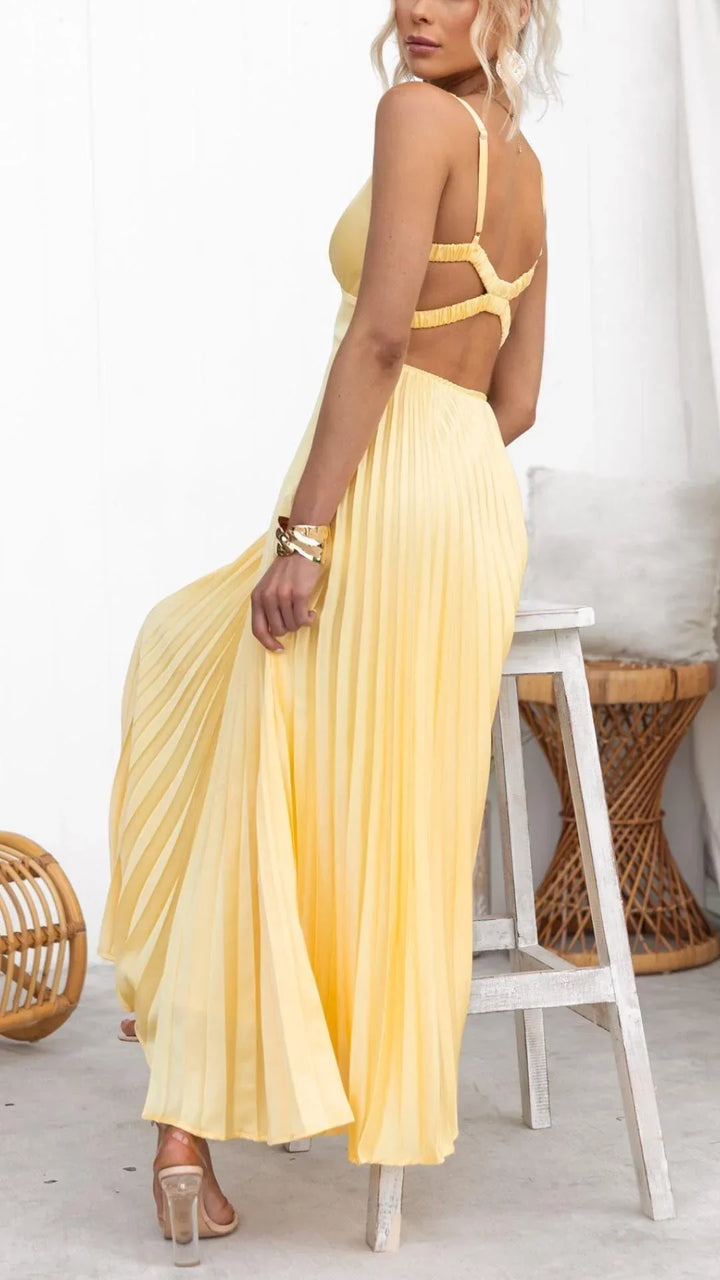Addison | Women Summer Pleated Maxi Dress