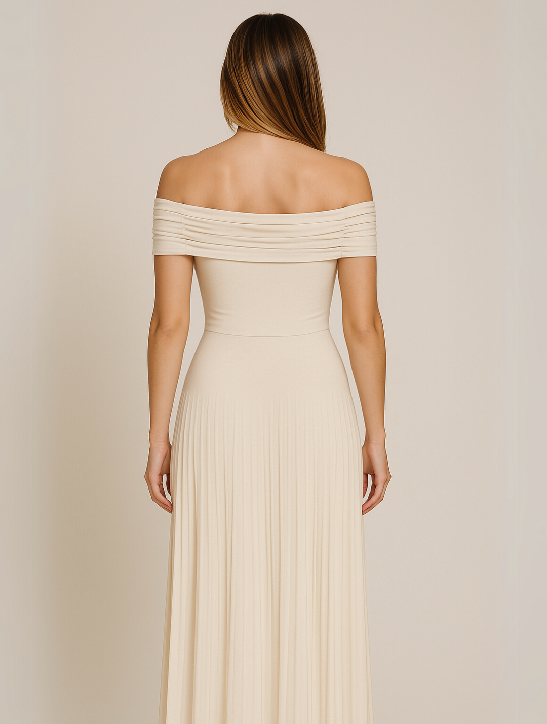 Brooklyn | Women Wedding Guest Pleated Maxi Dress