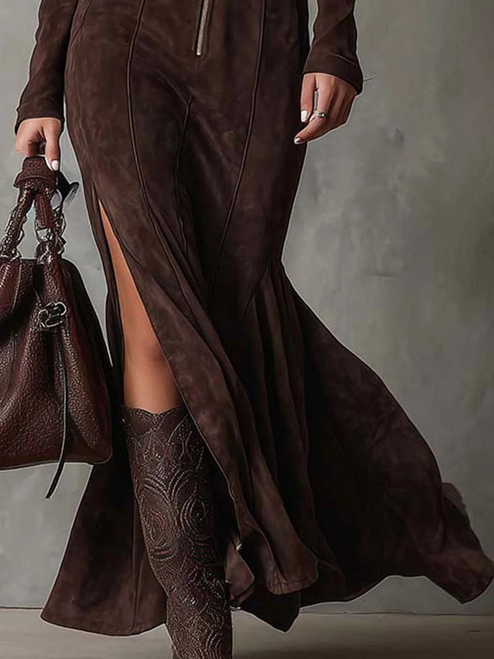 Brooklyn | Women’s Winter Long Sleeve Maxi Dress