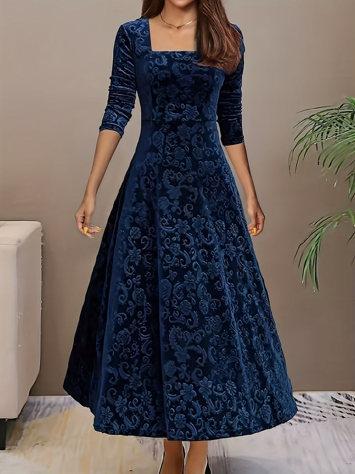 Eleanor | Women Winter Long Sleeve Maxi Dress