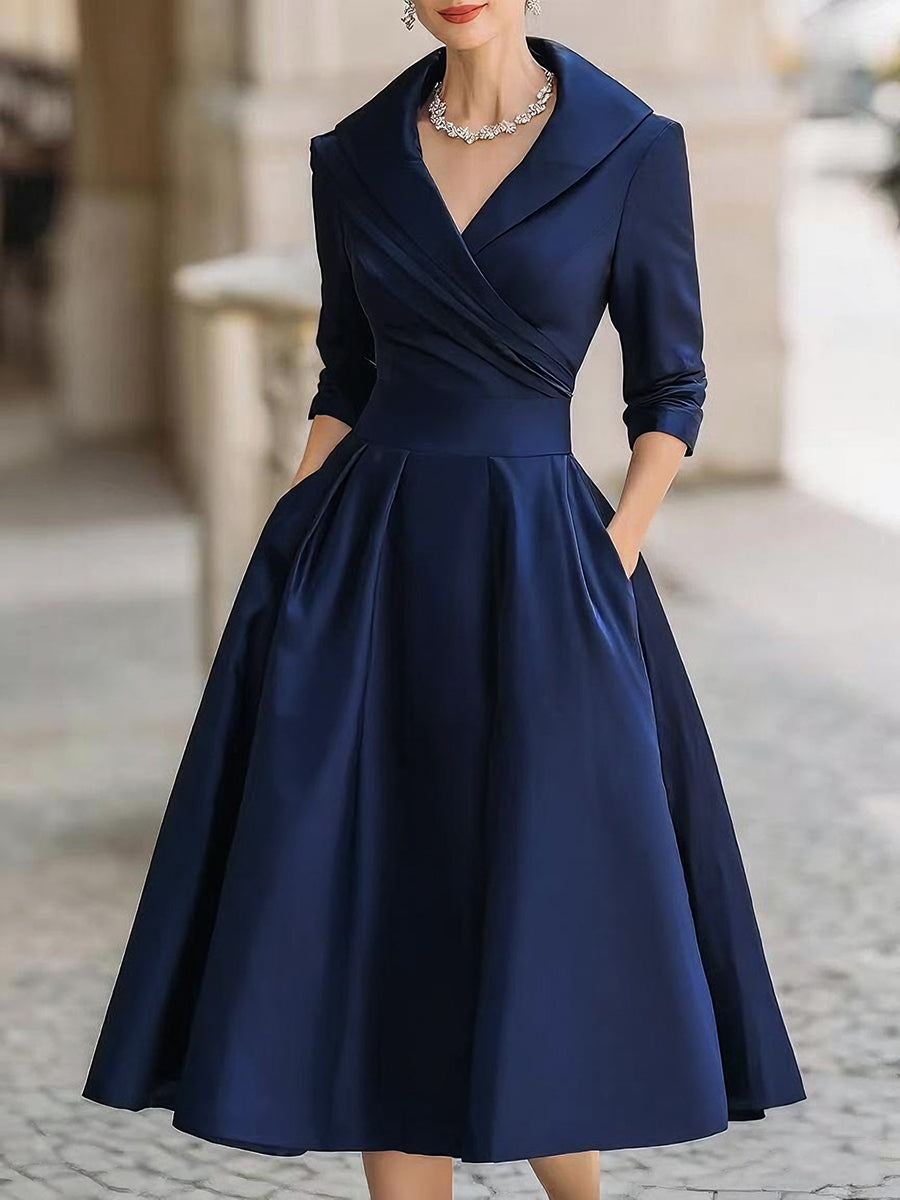 Jasmine | Women’s Classic Wrap Midi Dress