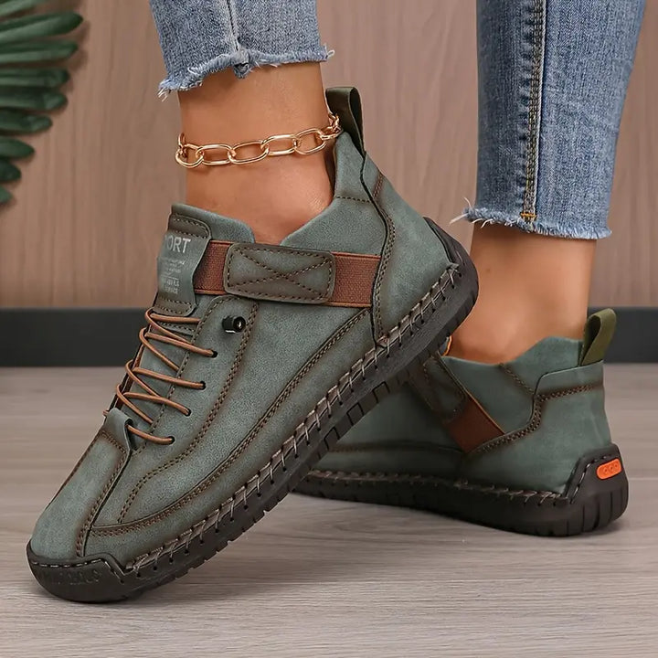 Alyssa | Women’s Orthopedic Hook Loop Casual Sneakers