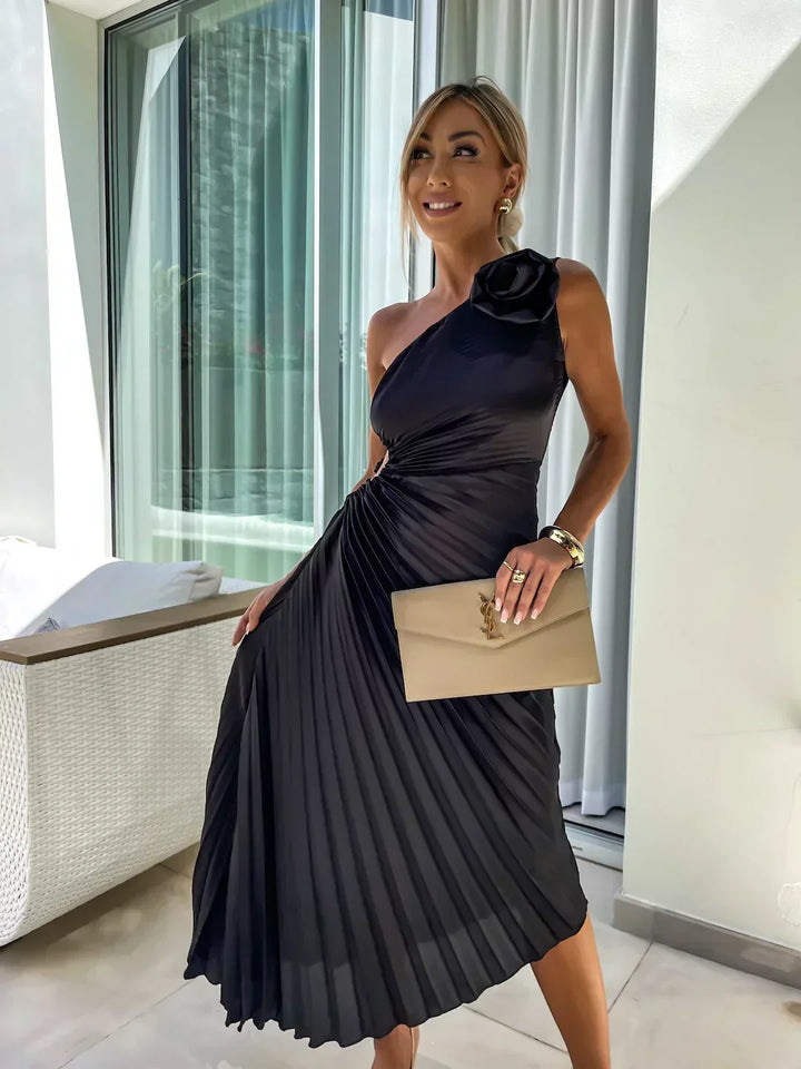 Alexis | Women Summer One Shoulder Midi Dress