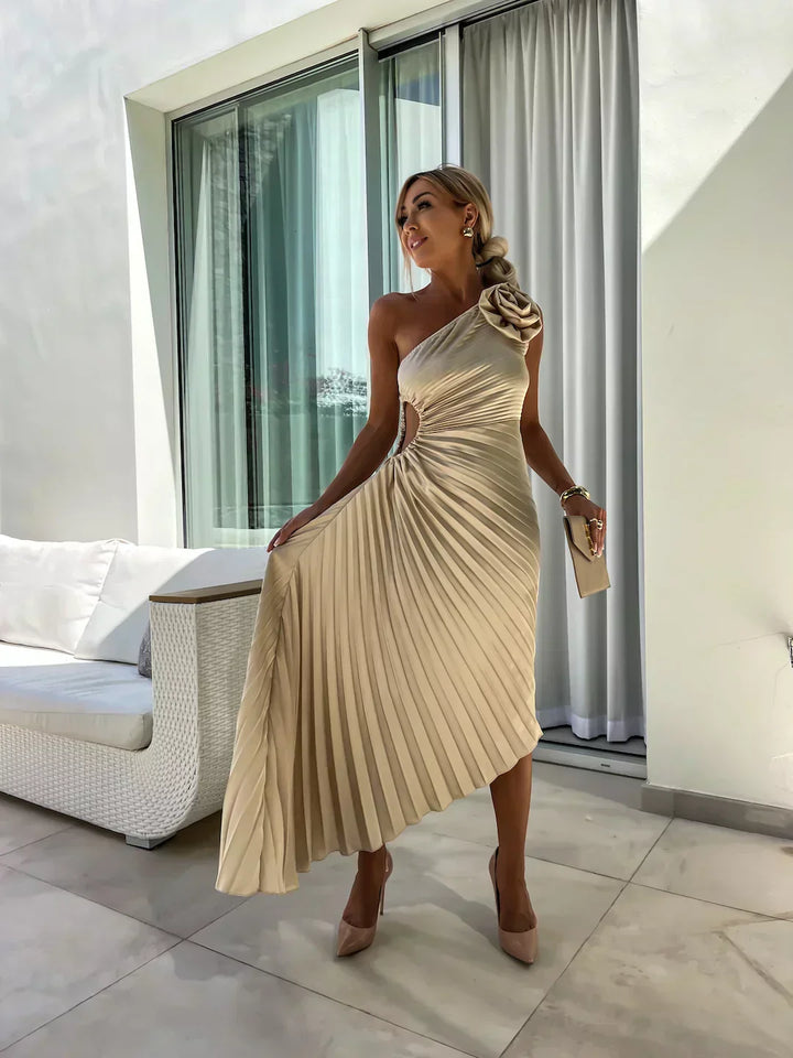 Alexis | Women Summer One Shoulder Midi Dress