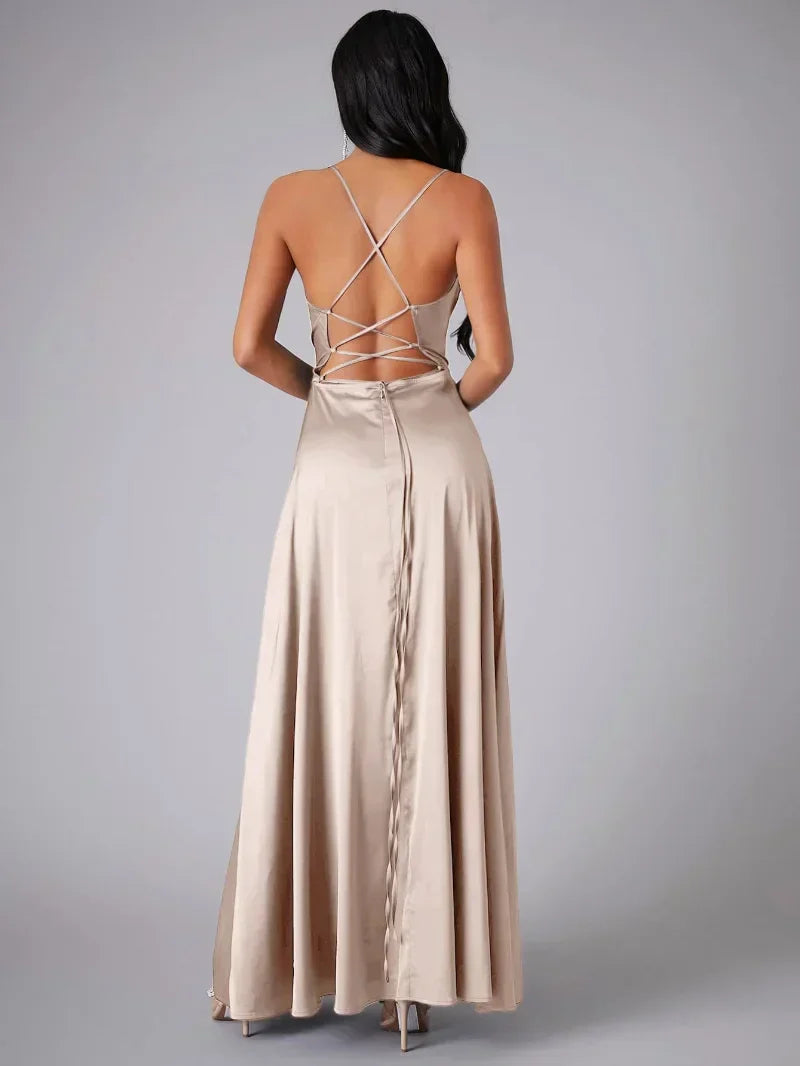 Evelyn | Women Summer Slit Maxi Dress