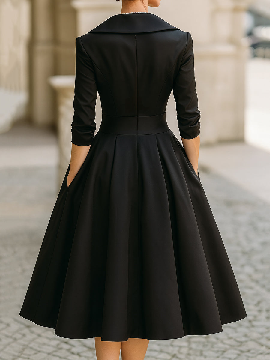 Jasmine | Women’s Classic Wrap Midi Dress