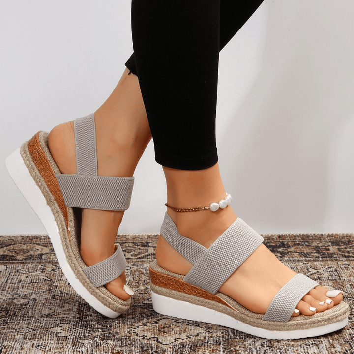 Chloe | Women’s Orthopedic Cross Strap Platform Sandals