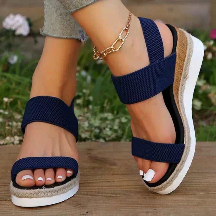 Chloe | Women’s Orthopedic Cross Strap Platform Sandals