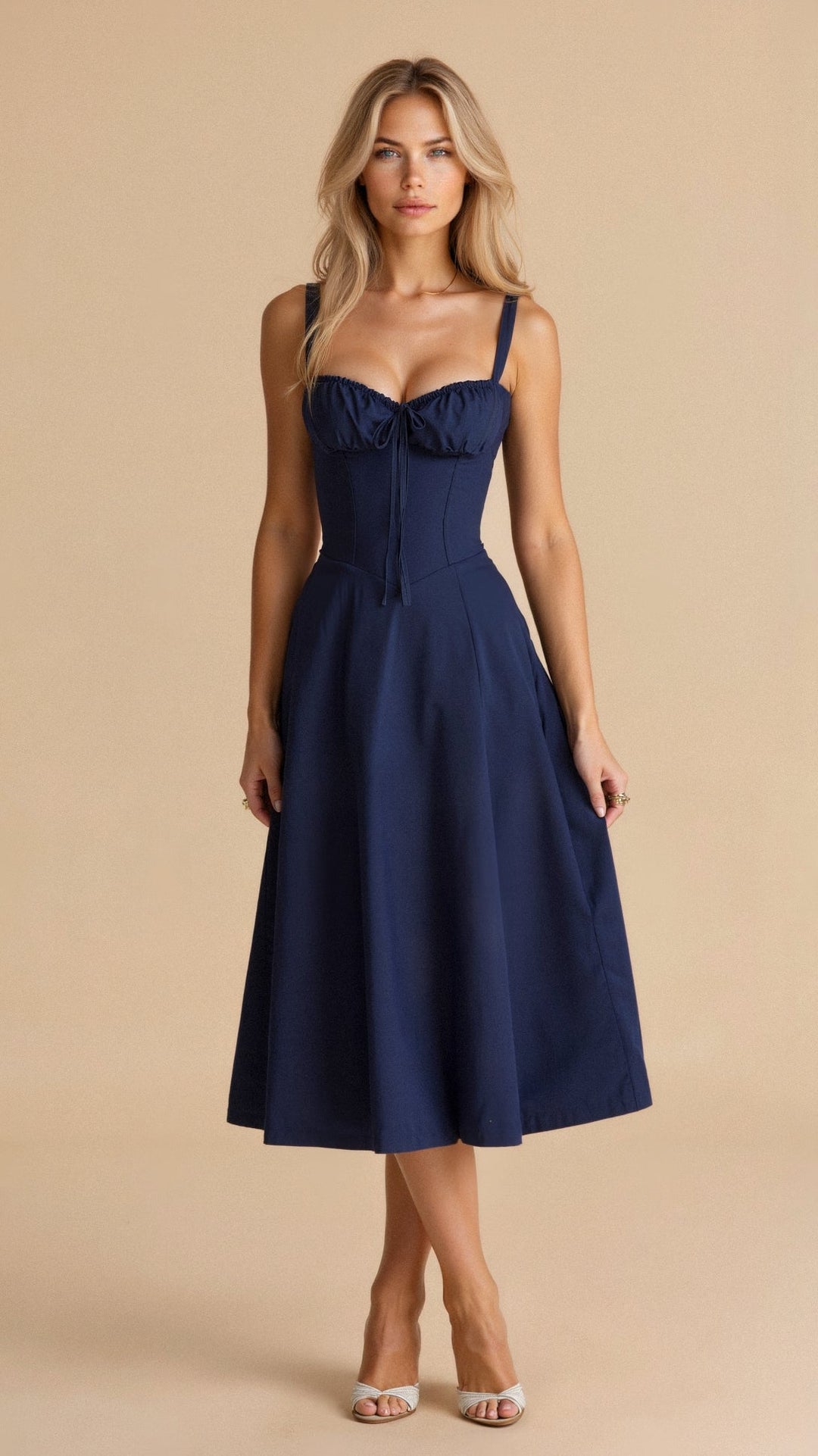 Brooklyn | Women Figure-flattering style Midi Dress