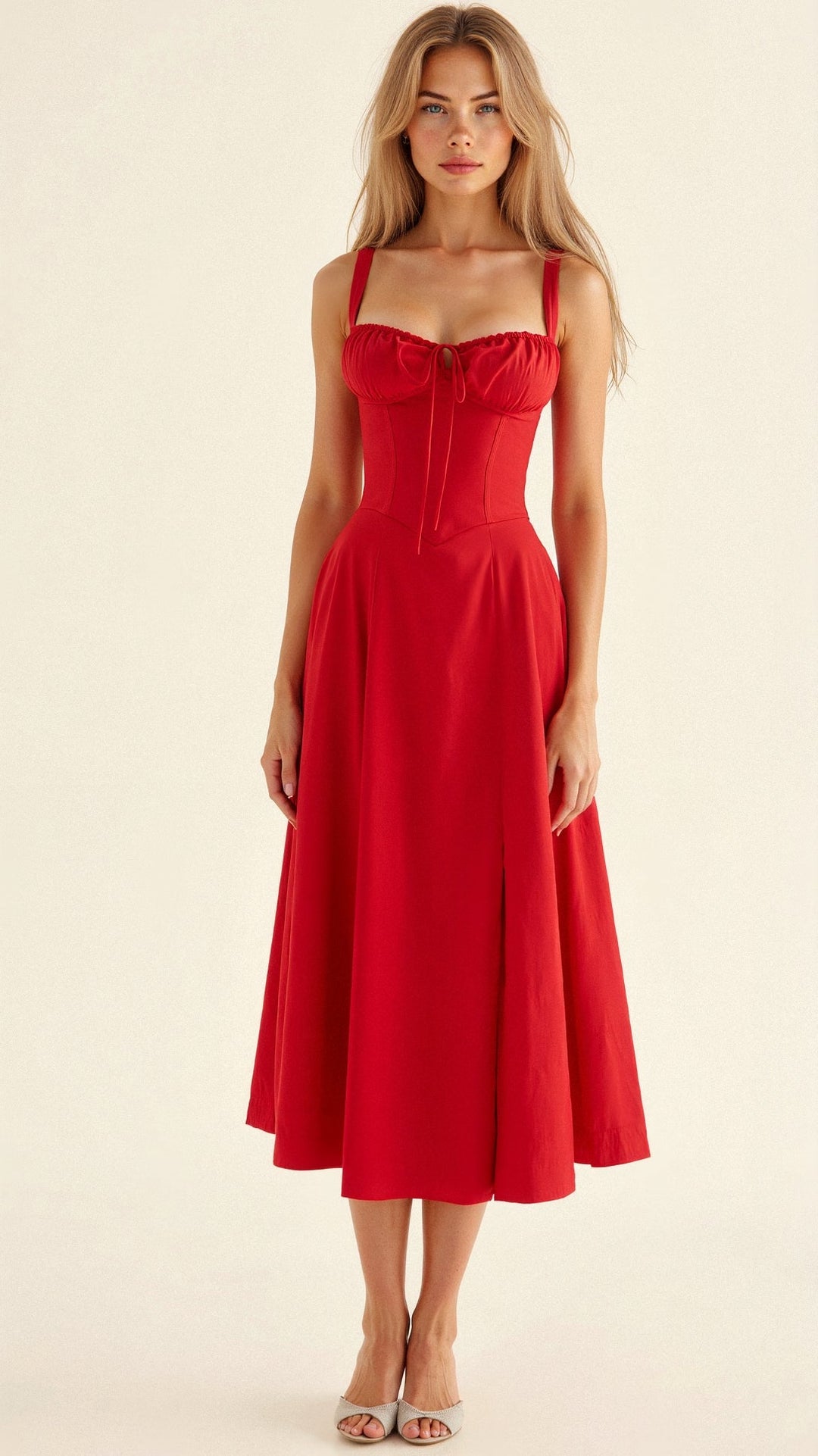 Brooklyn | Women Figure-flattering style Midi Dress