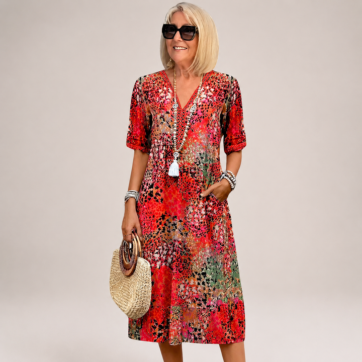 Faith | Women Summer Wedding Guest Midi Dress
