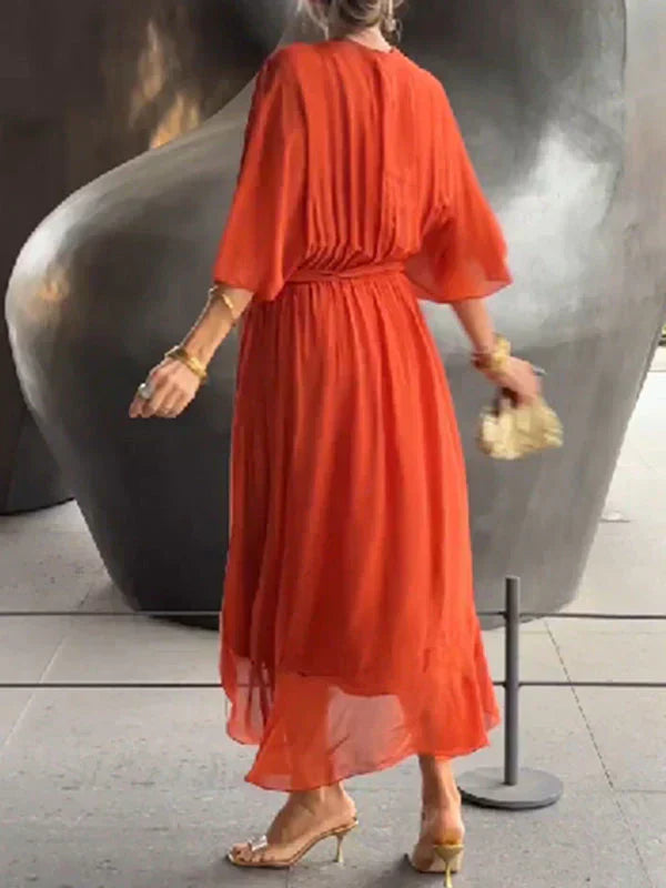 Blair | Women Summer V-Neck Wrap Midi Dress