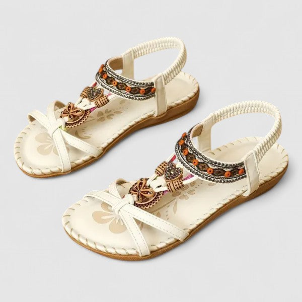 Michelle | Womens Strappy Flat Open Toe Sandals